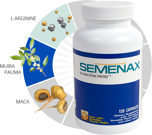 Semenax increases the volume of semen Semenax increases the volume of semen